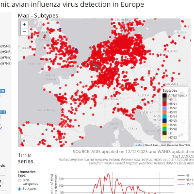Avian Influenza: reports and dashboard